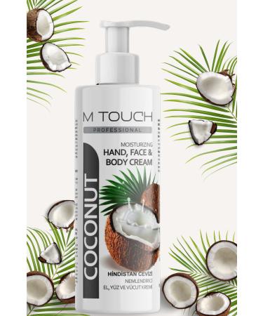 mtouch 0 Natural M TOUCH Coconut Moisturizing Cream - Hand Face and Body 250g