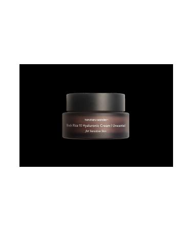 HaruHaru Black Rice 10 Hyaluronic Cream Unscented ( ) Unscented For Sensitive Skin