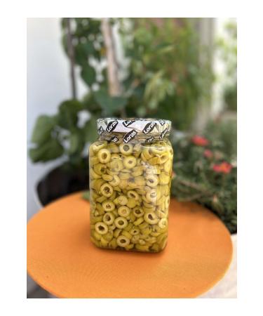 Aydin Artichoke Village Products 800 gr Sliced Green Olives