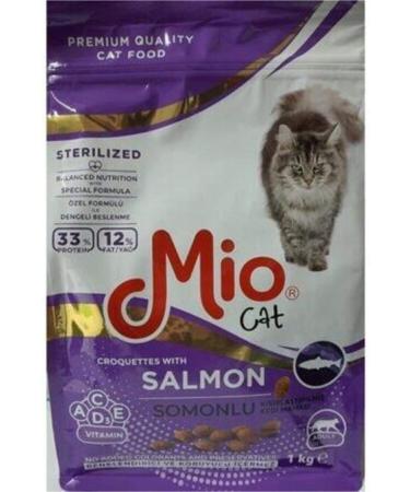 Mio Salmon Sterilized Cat Food 1kg