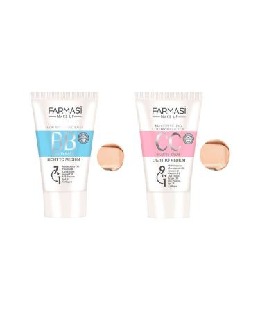Farmasi Bb Cream and CC Cream Light to Medium 02