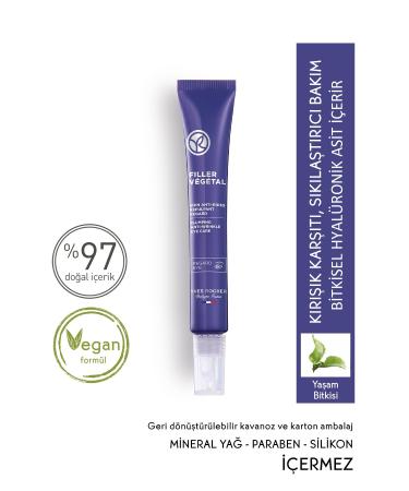 Yves Rocher Plumping Herbal Hyaluronic Care Filler Vegetal - Eye Cream-14 ml