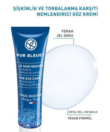 Yves Rocher Pur Bleuet Eye Serum for All Skin Types - 15 ml - Buy Online on GoSupps.com