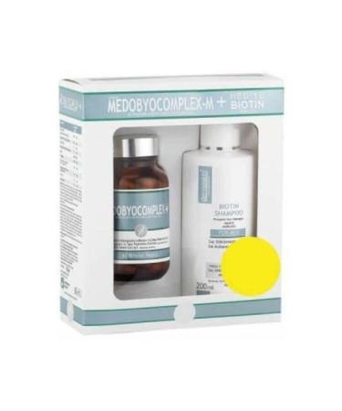 Dermoskin Medobiocomplex-E 60 Men Capsules + Biotin Shampoo 200 ml