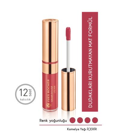 Yves Rocher Ultra Intense Color Permanent Liquid Lipstick - Matte -102. Pink Beige-18335