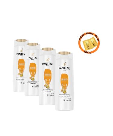 Pantene Repair Care 3in1 Shampoo 4x350ml (GIFT)