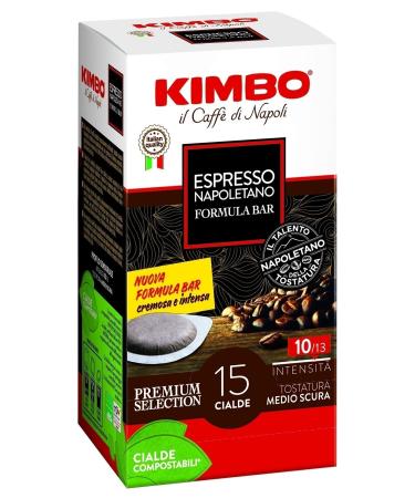 Kimbo Cialde Espresso Napoletano Flat Pod Compatible Capsule Coffee (IN A BOX OF 15)