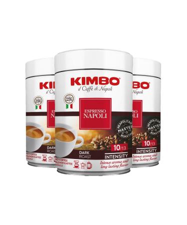 Kimbo Espresso Napoli Filter Coffee Tin Box (250 Gr) (Set of 3)