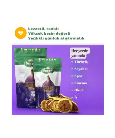 SC SUNNY CRISPS DRIED FIG - DRIED FIG FOR SNACKS - 150 GR - SC SUNNY CRISPS - Buy Online on GoSupps.com