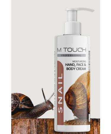 mtouch 0 Natural Snail Moisturizing Cream - Hand Face and Body 250g