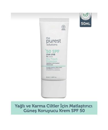 the purest solu The Purest Solutions Oily and Combination Skin Mattifying Sunscreen Cream Spf 50 50 Ml