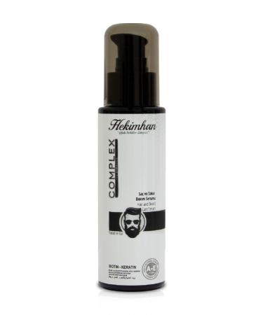 Hekimhan Men's Hair and Beard Care Serum Shiny and Thick 125 ml - Buy Online on GoSupps.com