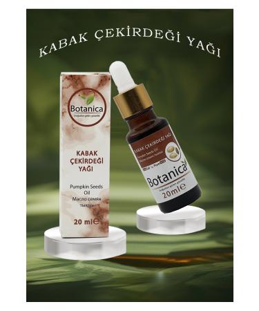 botanica Pumpkin Seed Oil - Cucurbita Pepo - ( Health - Hair and Skin Care ) Pumpkin Seeds Oil 20 Ml