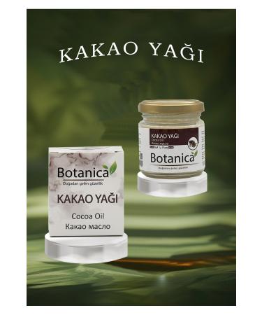 botanica Cocoa Butter - Theobroma Cacao - (Moisturizing - Shining) Cacao Oil Skin and Hair Care Oil 100 ml