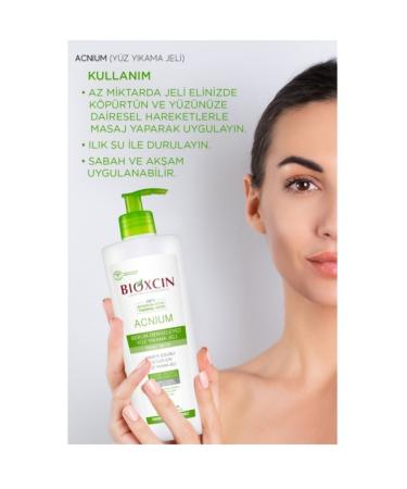 Bioxcin Acnium Sebum Balancing Face Wash Gel 2 x 500 ML - Buy Online on GoSupps.com