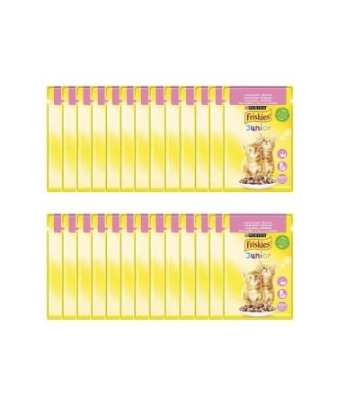 Friskies Friskies 85 gr Junior Chicken Kitten Wet Food 26 Pieces