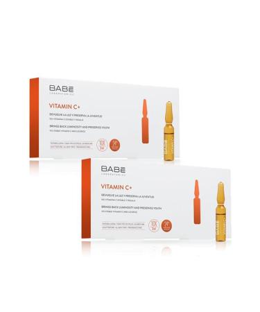 Babe Laboratorios Babevitamin C 10 Ampoules 10 X 2 ml 2 Pack - Buy Online on GoSupps.com