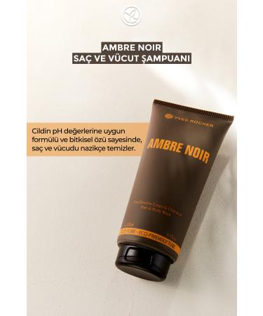 Yves Rocher Ambre Noir- Hair and Body Shampoo - 200 Ml-38421 - Buy Online on GoSupps.com