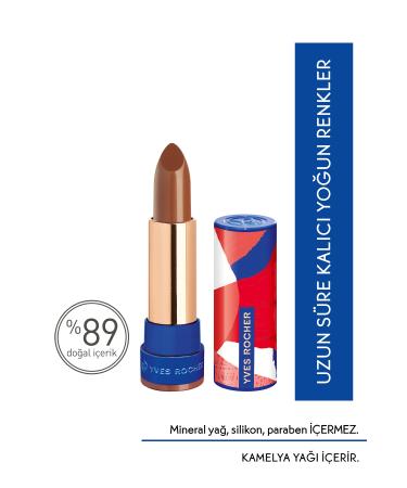 Yves Rocher Ultra Moisturizing Intense Color Satin Lipstick-07. Elegant Brown-3.8 G-78871
