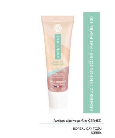 Yves Rocher Flawless Skin Matte Foundation-30 Ml-matte Pink 100