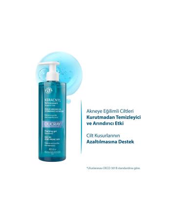 Ducray Keracnyl Washing Gel 400 ml