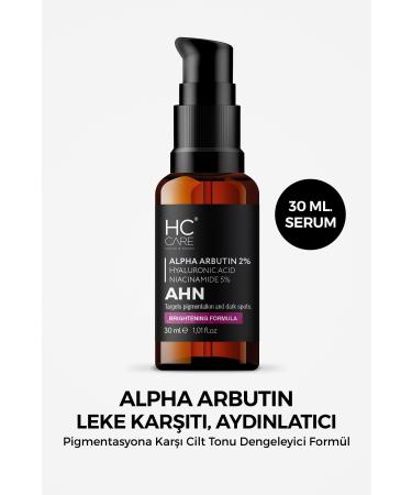 HC Care Alpha Arbutin 2% Hyaluronic Acid Niacinamide 5% Anti-Spot Brightening Serum - 30ml