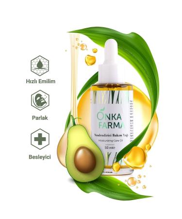 OnkaFarma Onka Farma Moisturizing Care Oil - 0 Natural Content Fast Absorption Shiny Appearance - 50 ml - Buy Online on GoSupps.com