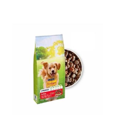 Friskies Active Steak Adult Dog Food 10 Kg - Buy Online on GoSupps.com
