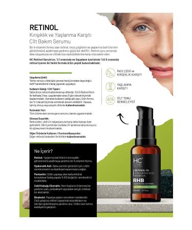 HC Care Retinol Serum 1% Anti-Wrinkle and Anti-Aging Skin Care Serum 30 Ml. - Buy Online on GoSupps.com