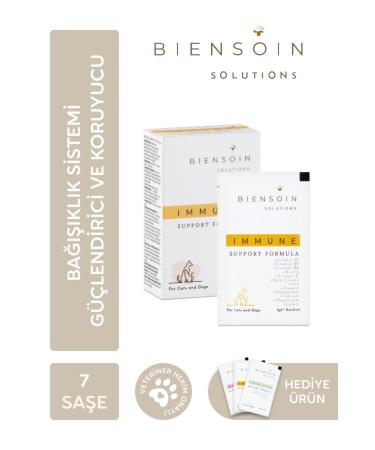 Biensoin Solutions Dog Multivitamin Treatment Support Easy Consumable 7x1gr Powder Sachet