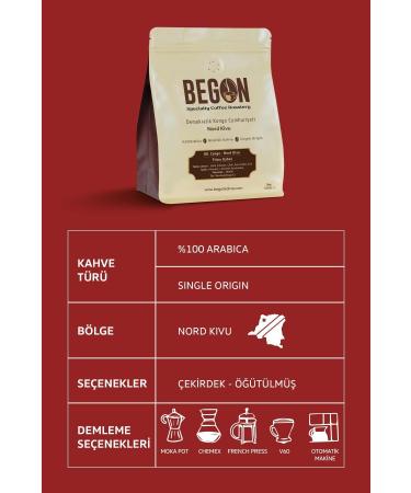 BEGON Nord Kivu Special Filter Coffee (GROUND) 250g - Buy Online on GoSupps.com