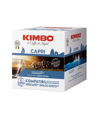 Kimbo Capri Dolce Gusto Compatible Capsule Coffee (Box of 16)