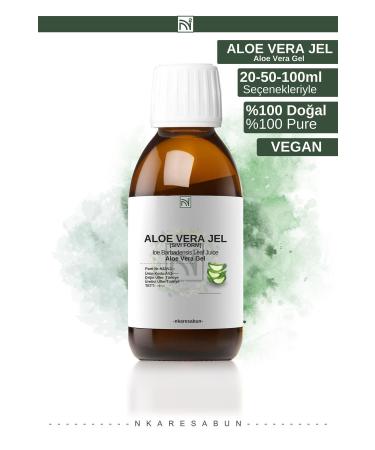 nkare Aloevera Gel 100 ml Natural (Liquid Form) Aloevera Gel (liquid)