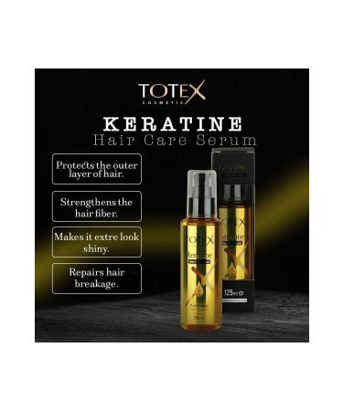 TOTEX Hair Repair Oil & Serum | Damaged Hair Care | Hair Shine | Keratin 125 ml - Buy Online on GoSupps.com