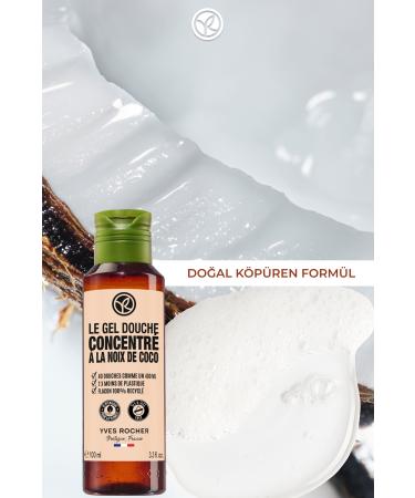 Yves Rocher Concentrated Shower Gel - Tropical Coconut - 100ml-73976 - Buy Online on GoSupps.com