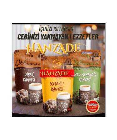 HANZADE GURME 3 FLAVOUR PACKAGE M RVARI COFFEE OTTOMAN COFFEE D BEK COFFEE MENENG COFFEE TURKISH COFFEE