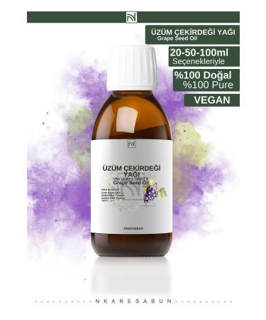nkare Grape Seed Oil 20 ml 0 Natural Cold Pressed (Grape Seed Oil)
