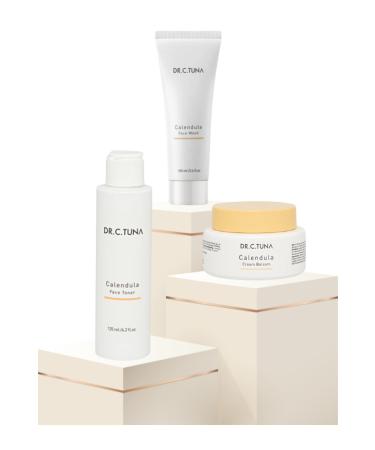 Farmasi Dr. C. Tuna Aynesefa Super Triple Set -Balsam-Skin Tonic-Oil Face Wash Gel-