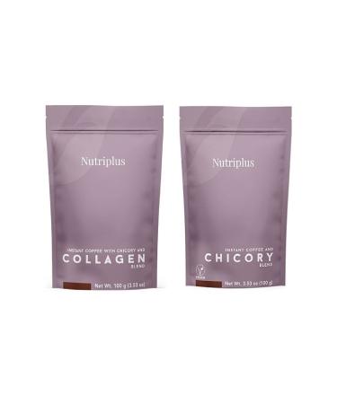 Farmasi Collagen Chicory Coffee 100gr & Chicory Coffee Nutricoffee 100gr in New Packaging