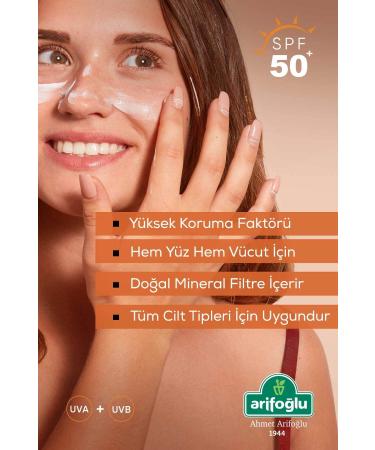 Arifo lu Organic Sunscreen Spf 50 Sun Cream 150 ml - Buy Online on GoSupps.com