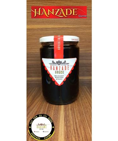 HANZADE GURME Organic Black Seed Grape Molasses Homemade Pure Net 1 Kg