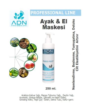 ADN FANI I AM AM Moisturizing Mask - Foot Mask Hand Mask Anti-Aging 250 Ml.