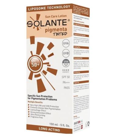 Solante Pigmenta Tinted Tinted Sunscreen Lotion Spf50 150ml