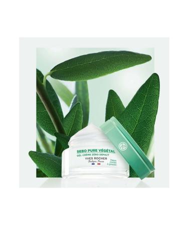 Yves Rocher Balancing and Mattifying Zinc Salicylic Acid Gel Cream Sebo Pure Vegetal 50 ml for Combination and Oily Skin - Buy Online on GoSupps.com