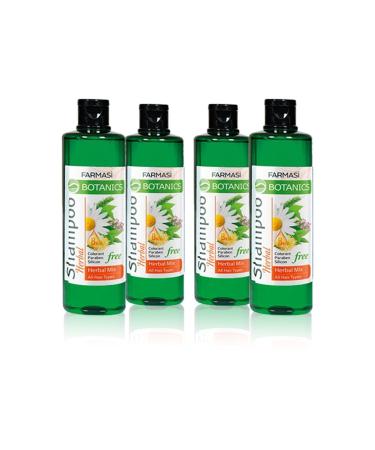 Farmasi Botanics Herbal Mix Shampoo-500 Ml 4 Pieces
