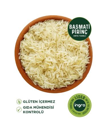 Ingro Gluten Free Basmati Rice (Medium Grain) 1000 G