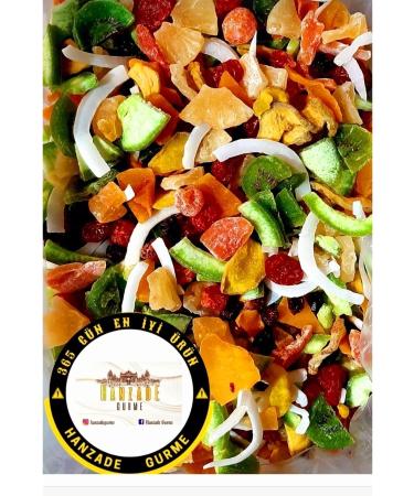 HANZADE GURME Dried Tropical Fruits Mixed 500 Gr. Superior Taste