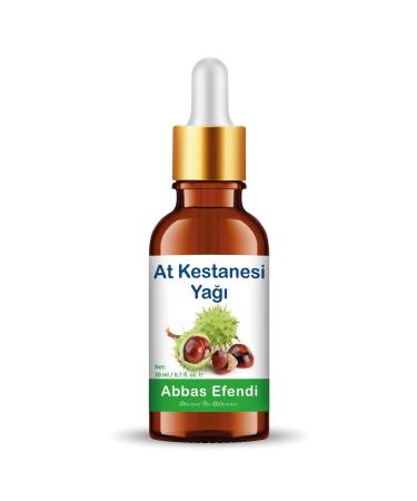 Abbas Efendi Horse Chestnut Oil 20 ml (GLASS BOTTLE AND MEASURED GLASS ROD)