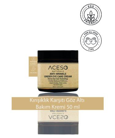 Aceso Naturals Anti-Wrinkle Under Eye Care Cream 50 ml