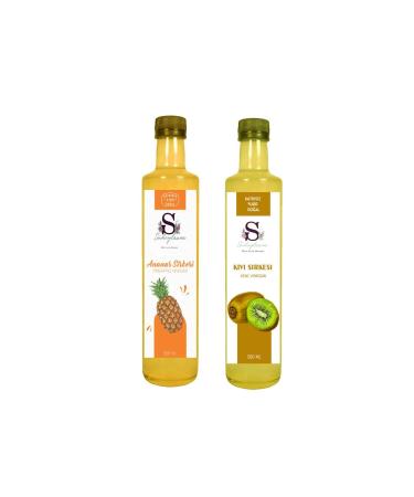 Suheylaana Natural Pineapple Vinegar 500 Ml And Natural Kiwi Vinegar 500 Ml